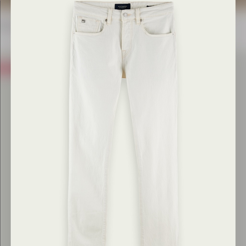NWOT Scotch & Soda Mens White Jeans